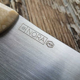 NORA #1424  - 7.5' AEB-L Stainless Kiritsuke - Ivory Juma