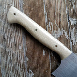 NORA #1424  - 7.5' AEB-L Stainless Kiritsuke - Ivory Juma
