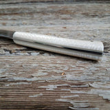 NORA #1424  - 7.5' AEB-L Stainless Kiritsuke - Ivory Juma
