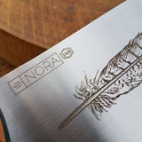NORA Nakiri #1426 - AEB-L Stainless Steel -  Pheasant Feather