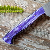 NORA #1464 - 8' AEB-L Gyuto - Wicked Purple Kirinite