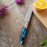 NORA #1475 - 3.5' Paring - Witte Teal Shokwood