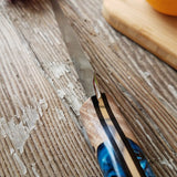 NORA #1475 - 3.5' Paring - Witte Teal Shokwood