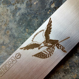 NORA #1776 - 8 Inch Americana Santoku - White