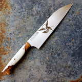 NORA #1776 - 8 Inch Americana Santoku - White