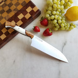 NORA #1073 - 7.5 Inch Santoku- White Shokwood