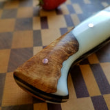 NORA #1073 - 7.5 Inch Santoku- White Shokwood