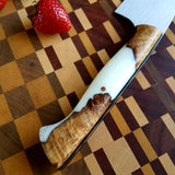 NORA #1073 - 7.5 Inch Santoku- White Shokwood