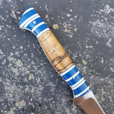 NORA Boning Knife #1106 - Blue | White | Wood