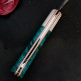 NORA #1166 - 10' Kiritsuke - Ocean Blue Box Elder