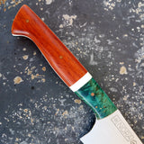 NORA #1222 - Padauk & Emerald Green Chef