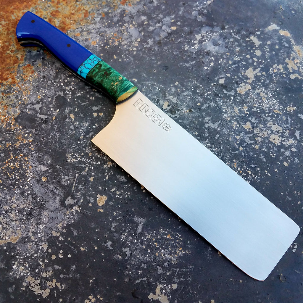 NORA #1223 - Blue | Green Nakiri