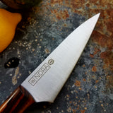 NORA #1258  - 3.5 Inch Paring - Chef of the F*cking Year (Cocobolo & Teal Box Elder)