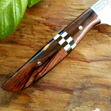NORA #1266 - 3.5 Inch Paring - Cocobolo & Checkers
