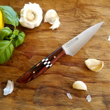 NORA #1266 - 3.5 Inch Paring - Cocobolo & Checkers