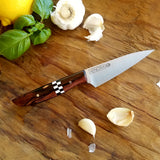 NORA #1266 - 3.5 Inch Paring - Cocobolo & Checkers