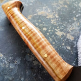 NORA #1281 - CPM-M4 8 Inch Gyuto - Curly Maple