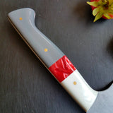 NORA # 1316 - CPM M4 8.5' Chef - Red | Gray | White