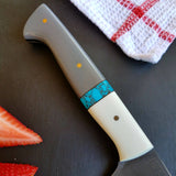 NORA # 1315- CPM M4 7' Chef - Turquoise | Gray | White