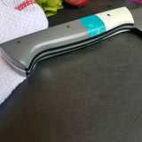 NORA # 1317 - CPM M4 8.5' Chef - Teal | Gray | White