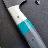 NORA # 1317 - CPM M4 8.5' Chef - Teal | Gray | White