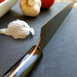 NORA # 1331 - CPM M4 8' Gyuto - Black G10 | Copper | Cocobolo