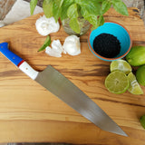 NORA # 1336 - 10' AEB-L Kiritsuke - Red | White | & Blue G10