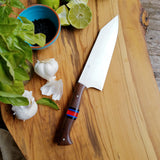 NORA # 1337 - 7.5' AEB-L Kiritsuke - Walnut | Red.Black.Blue