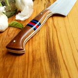 NORA # 1337 - 7.5' AEB-L Kiritsuke - Walnut | Red.Black.Blue