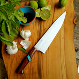 NORA # 1335 - 10' AEB-L Chef - Cocobolo | Teal
