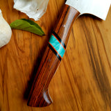 NORA # 1335 - 10' AEB-L Chef - Cocobolo | Teal
