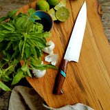 NORA # 1335 - 10' AEB-L Chef - Cocobolo | Teal