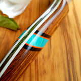 NORA # 1335 - 10' AEB-L Chef - Cocobolo | Teal