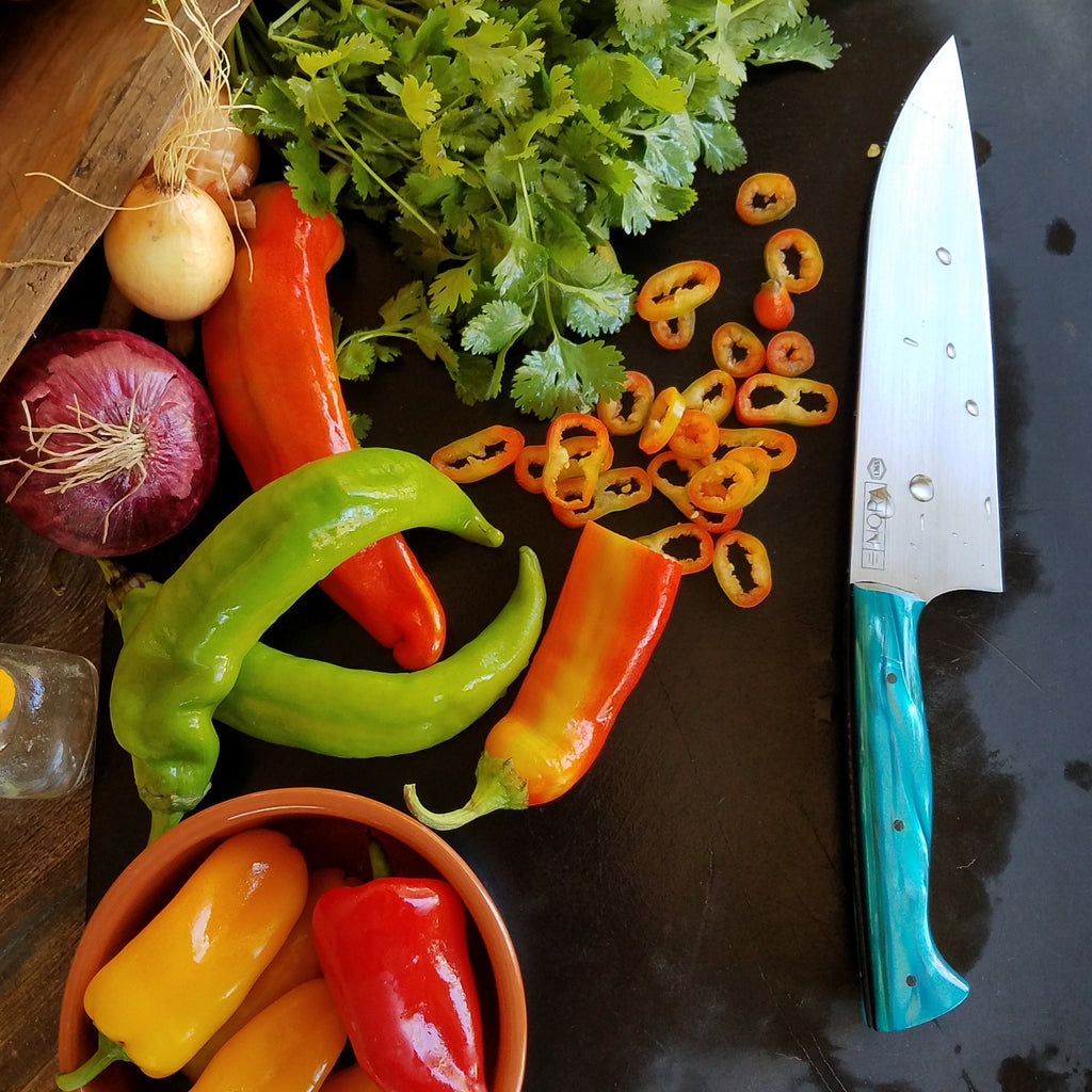 Fortune Cookie NORA #1365- 7.5' AEB-L  Santoku - Let them Eat Cake