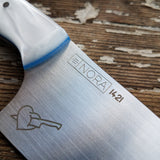 NORA #1421- 7.5' AEB-L  Santoku - Heartbreaker