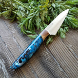 NORA #1485 - 3.5' Paring - Witte Teal Shokwood