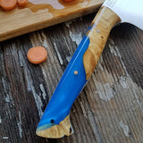 NORA #1481- 7.5' AEB-L  Santoku - Blue Sea Shokwood