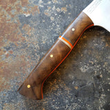 NORA #1550 - 7.5 Kiritsuke - Walnut & Stripes