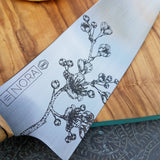 NORA #1643  - O1 Carbon Steel - 10 Inch Kiritsuke - Cherry Blossoms