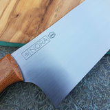 NORA #1644  - 10 Inch Chef - O1 Carbon Steel - OD Green G10 & Burlap Micarta