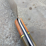 NORA #1644  - 10 Inch Chef - O1 Carbon Steel - OD Green G10 & Burlap Micarta