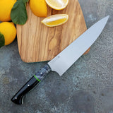 NORA #1640  - 8.5 Inch Chef - O1 Carbon Steel - Black & White