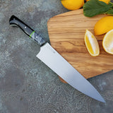 NORA #1640  - 8.5 Inch Chef - O1 Carbon Steel - Black & White