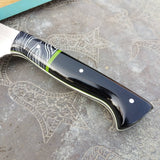 NORA #1640  - 8.5 Inch Chef - O1 Carbon Steel - Black & White