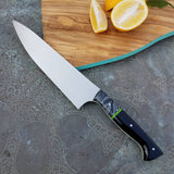 NORA #1640  - 8.5 Inch Chef - O1 Carbon Steel - Black & White
