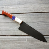 NORA #1691 - 7.5" CPM-M4 Kiritsuke - Padauk | Purple | White | Orange