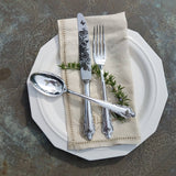 Custom Engraved 'Full Moons' Vintage Flatware Set - Silver Plated
